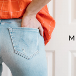 Close-up of denim texture for travel jeans